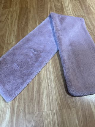 Bufanda niña 8-10años suave de pelo sintético