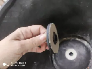 Maceta grande labrada negra