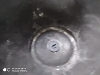 Maceta grande labrada negra