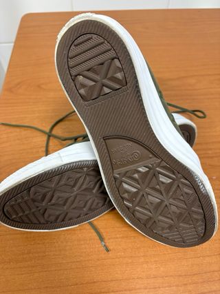 Botas Converse All Star Verde Militar Talla 40