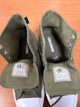 Botas Converse All Star Verde Militar Talla 40