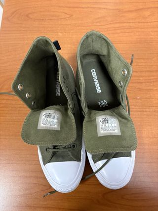 Botas Converse All Star Verde Militar Talla 40