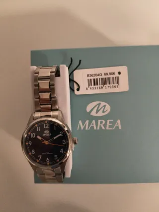 Reloj Marea B36204/3 Azul marino y Plateado