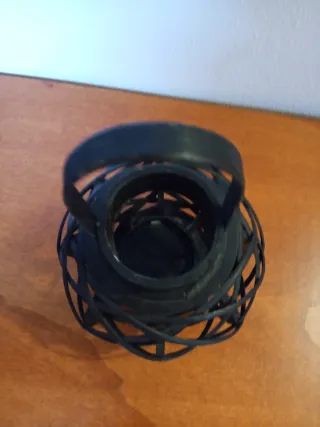 Coppia treppiedi ferro battuto