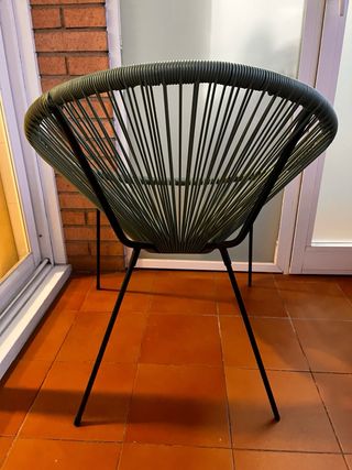 Sillón Acapulco exterior verde