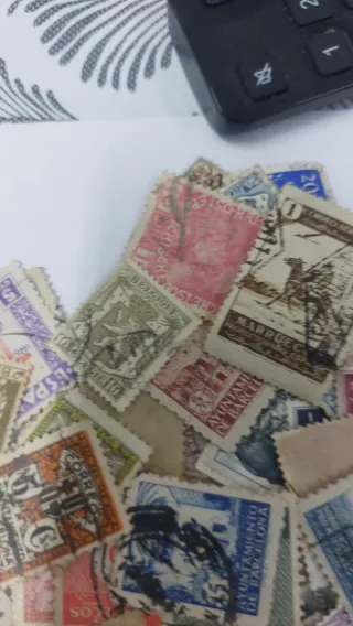 Sello español 40 céntimos Golfo de Guinea