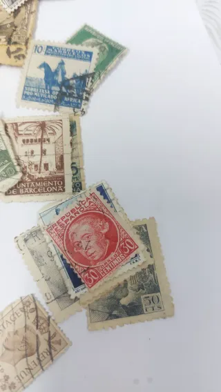 Sello español 40 céntimos Golfo de Guinea