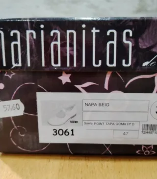 Zapatos niña Marianitas piel napa beige