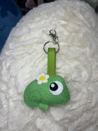 Colgante fieltro camaleón Rapunzel