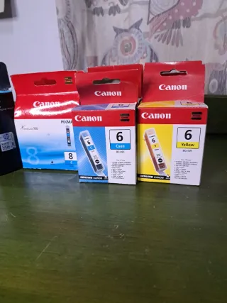 Lote 13 cartuchos tinta Canon BCI-6M BCI-6Y