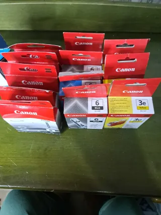 Lote 13 cartuchos tinta Canon BCI-6M BCI-6Y