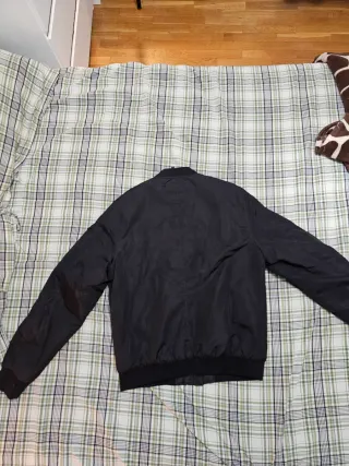 Abrigo de la vespita negro talla m.