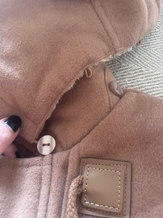 Abrigo infantil 18 meses forro pelo