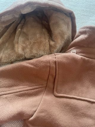 Abrigo infantil 18 meses forro pelo