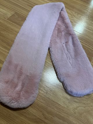 Bufanda de pelo suave niña Edad 6-8años