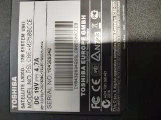 Portátil Toshiba Satellite L300D (No funciona)