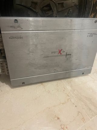 Dos bombos etapa de potencia y altavoces