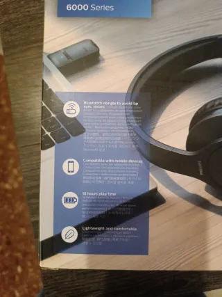 Auriculares Philips Inalámbricos TV TAH6206