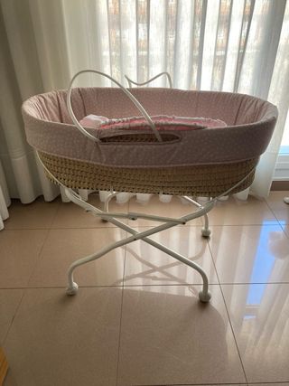 Moisés grande para bebé con dos cubiertas