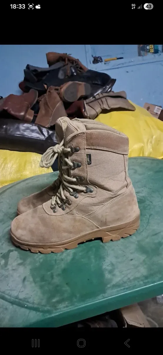 Botas militares T44 Beige