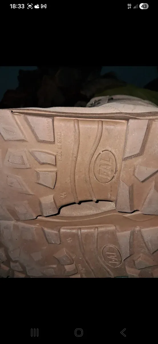 Botas militares T44 Beige