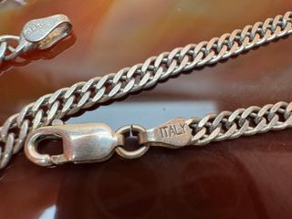 Cadena Plata Ley 925 Vintage Hombre