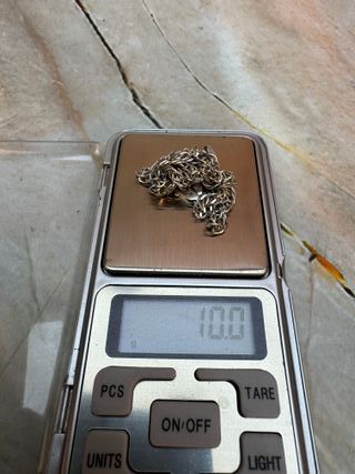 Cadena Plata Ley 925 Vintage Hombre