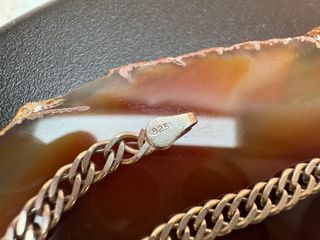 Cadena Plata Ley 925 Vintage Hombre