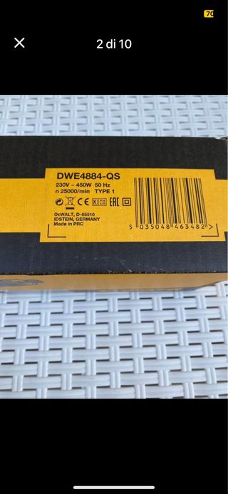 Smerigliatrice DeWalt DWE4884 - Nuova