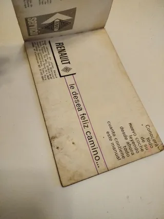 Manual de conservación Renault R.1123 R.2104