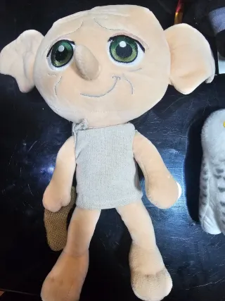 Peluche Harry Potter, Hermione, Ron y Dobby