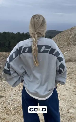 Sudadera Cold culture Gris Talla M