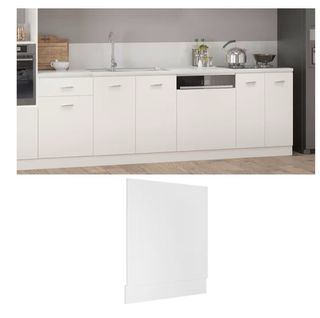 Panel puerta lavavajillas cocina blanco a estrenar