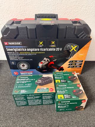 Amoladora Angular Parkside 20V PWSAP