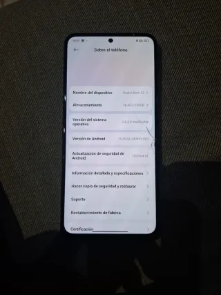 Xiaomi Redmi Note 12 Negro