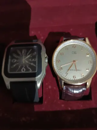 Caja de madera para guardar relojes(relojes inclui