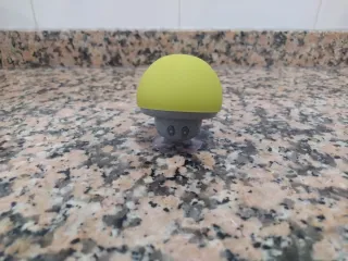 Altavoz Bluetooth Hongo Gris y Verde