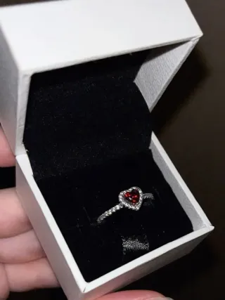 Anillos Corazón. Lleva su caja y bolsa