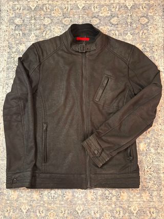 Chaqueta Biker Zara Man Negra Talla M
