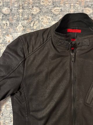 Chaqueta Biker Zara Man Negra Talla M