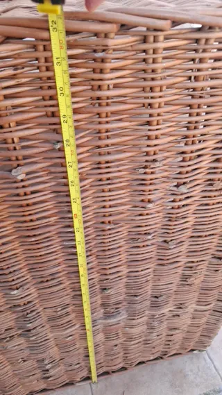 Cesto de mimbre grande 82 cm
