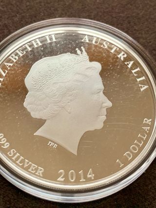 2014 Año del Caballo 1 oz Plata 999 Proof