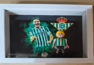 Playmobil - Cuadro del Betis, 13x18cm
