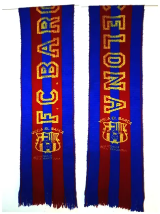 Bufanda FCB (CATALÀ Llic.) 80s Clàssica BARÇA