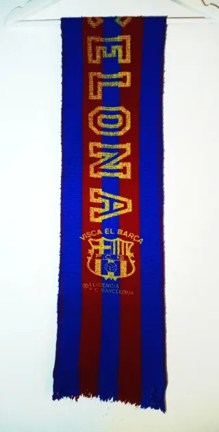 Bufanda FCB (CATALÀ Llic.) 80s Clàssica BARÇA