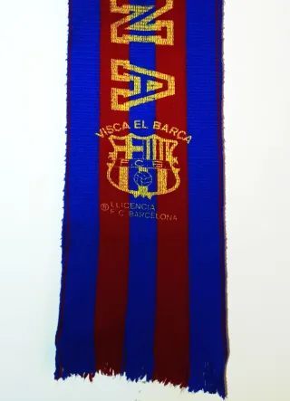 Bufanda FCB (CATALÀ Llic.) 80s Clàssica BARÇA