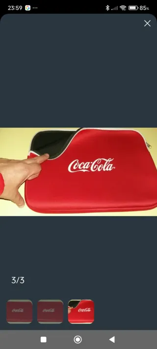 Funda Coca-Cola Roja ordenador portátil