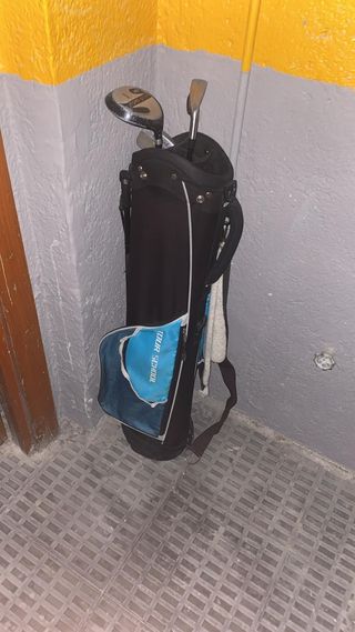 Bolsa de palos de golf junior + 4 palos