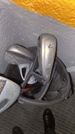 Bolsa de palos de golf junior + 4 palos