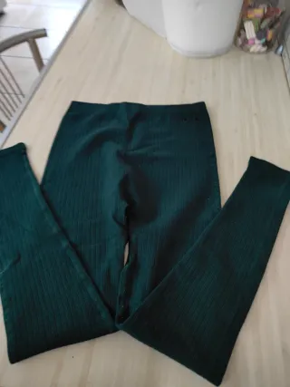 Leggings Zara donna S cotone elasticizzato